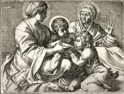 Madonna della Scodella von Annibale Carracci